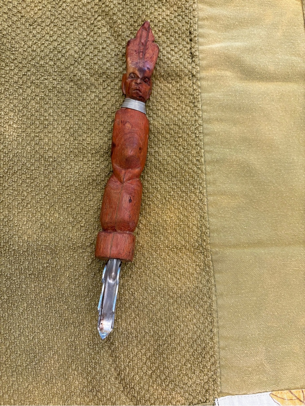 Unique hand carved bottle opener
